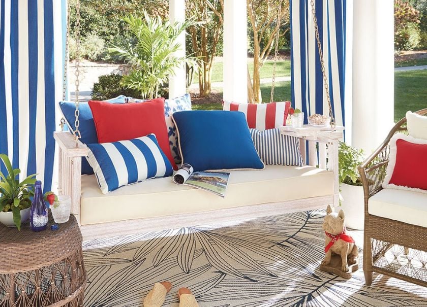 Coussins pour balançoire