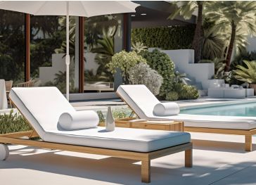 Coussin Bain de Soleil 2 Parties