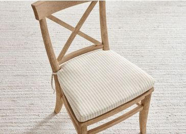 Coussin de chaise carré avec encoches