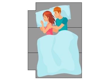 Matelas pliable découpe latérale gauche supérieure et inférieure