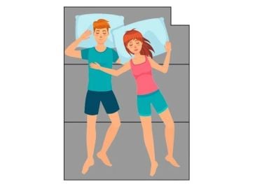 Matelas pliable découpe coin supérieur droit