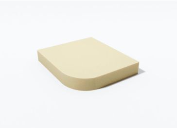 Mousse Quadrangulaire Arrondi Gauche 