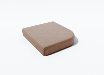 Housse quadrangulaire semi-circulaire droite