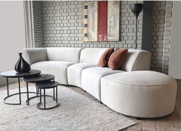 Coussin de siège semi-circulaire droit