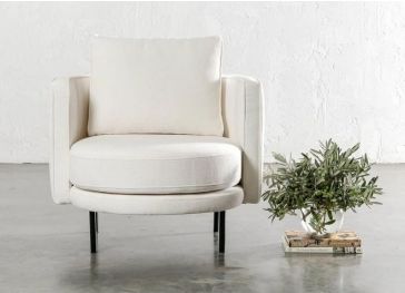 Coussin pour siège de fauteuil rond