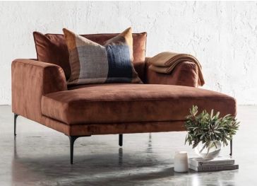 Coussin pour siège de fauteuil à encoche double