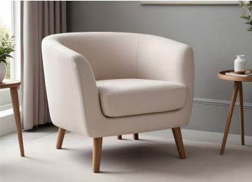 Coussin d'assise de fauteuil semi-circulaire