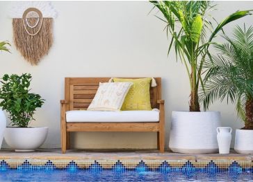 Coussin extérieur pour siège de banc rectangulaire