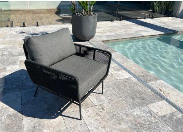 Coussin extérieur pour siège de fauteuil carré