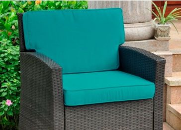 Coussin d'extérieur avec dossier droit