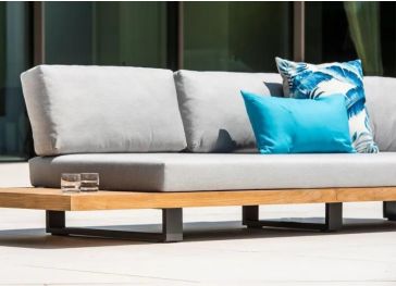 Coussin d'exterieur pour dossier rectangulaire