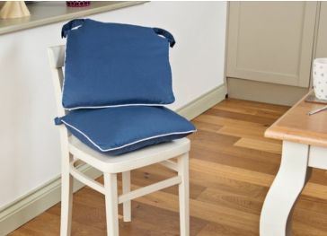 Coussin extérieur pour chaise carrée avec 2 encoches