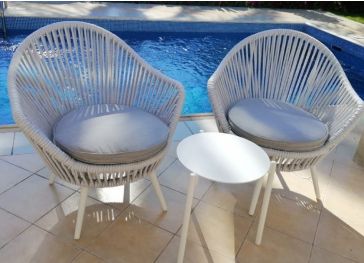 Coussin extérieur pour chaise ronde