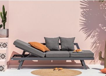 Housse pour coussin de transat trois corps.