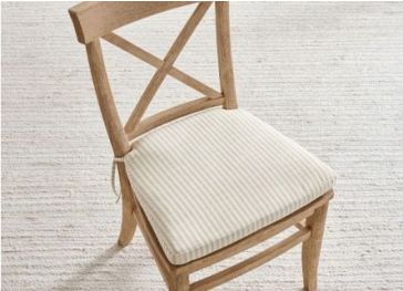 Coussin pour chaise trapèze avec 2 attaches