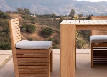 Coussin extérieur pour chaise carrée