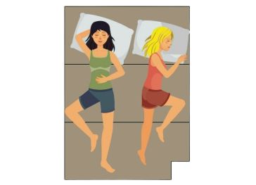 Surmatelas pliable découpe inférieure droite