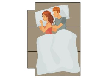 Surmatelas pliable coupe latérale gauche supérieure et inférieure