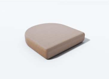 Coussin extérieur pour chaise semi-circulaire