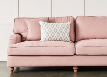 Housse dossier canapé avec coupe gauche