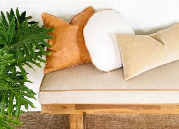 Housse de siège pour banc rectangulaire