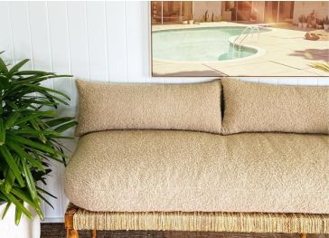 Housse de siège pour banc semi-circulaire droit