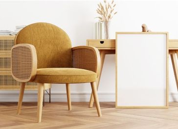 Housse de dossier de fauteuil semi-circulaire