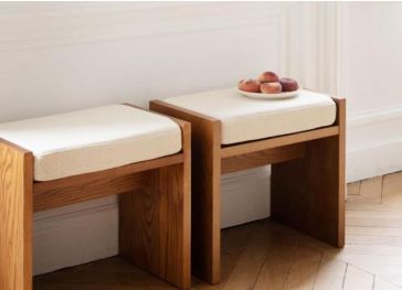 Coussin pour tabouret carré