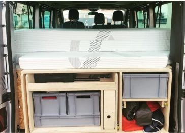 Surmatelas pliable à découpe supérieure droite et gauche