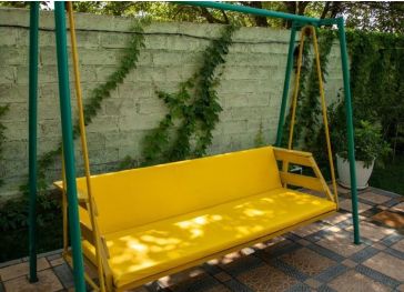 Coussin d'extérieur pliable pour balançoire