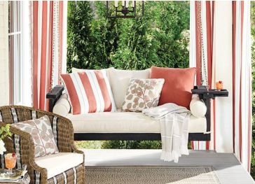 Coussin d'extérieur pour siège de balançoire