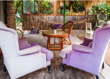 Coussin extérieur pour siège de fauteuil avec double encoche