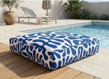 Coussin de sol carré extérieur