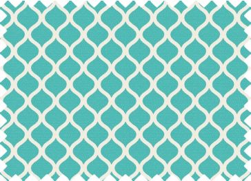 Toile  Lemons Turquoise