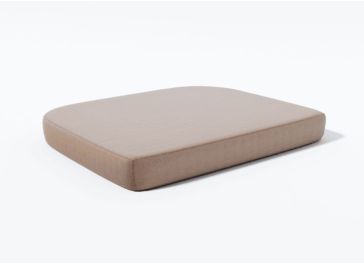 Coussin semi-circulaire droit pour banc de cuisine