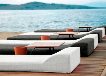 Bain de soleil jardin