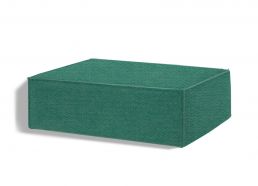 Pouf Rectangulaire Turquoise
