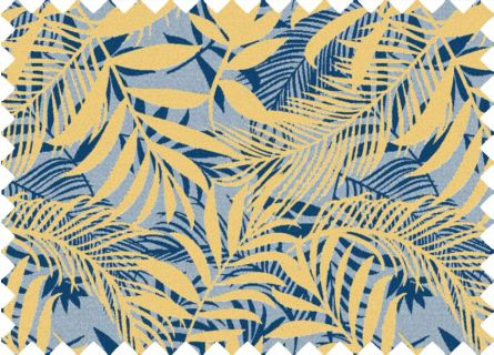 Toile Imprimé Cambur Jaune