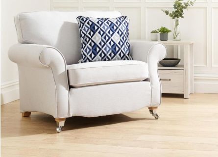 CHAISE DE SALON bleu en velours fauteuil avec dossier rond et assise