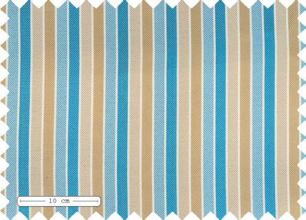 Toile Rayures Menorca Bleu