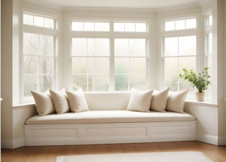 Coussin trapézoïdal pour banc sous la fenêtre Coussin trapézoïdal pour banc sous la fenêtre