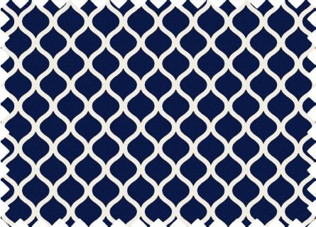 Toile  Lemons Bleu
