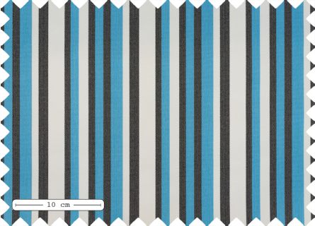 Toile Rayures Ibiza Bleu