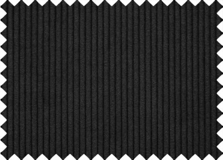 Tissu Velours Côtelé Scala Anthracite