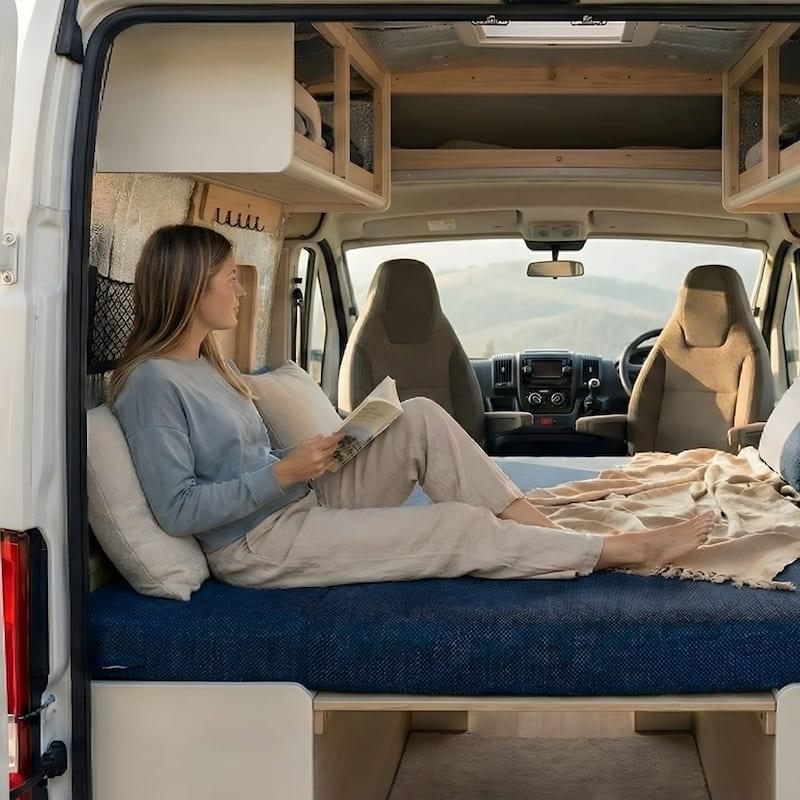 Problèmes courants lors du sommeil dans un van avec des matelas standard