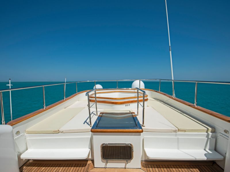 Matelas pour solarium de bateau