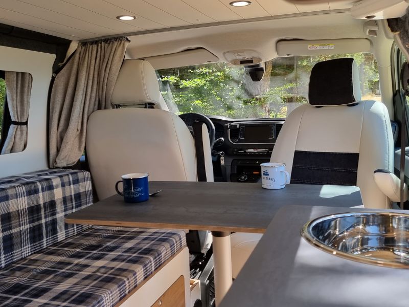 Intérieur d'un camping-car