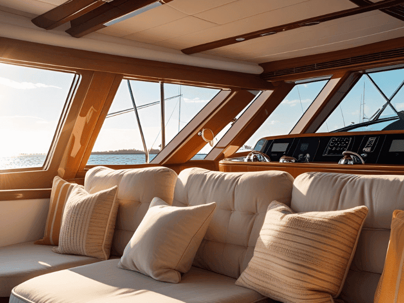 coussins de bateau